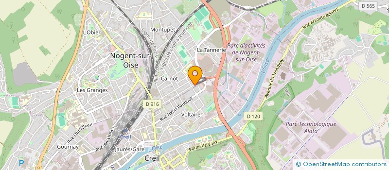 localisation de l'entreprise B-DRIVE / DRIVE CONNECT / EASYLOC  NOGENT-SUR-OISE