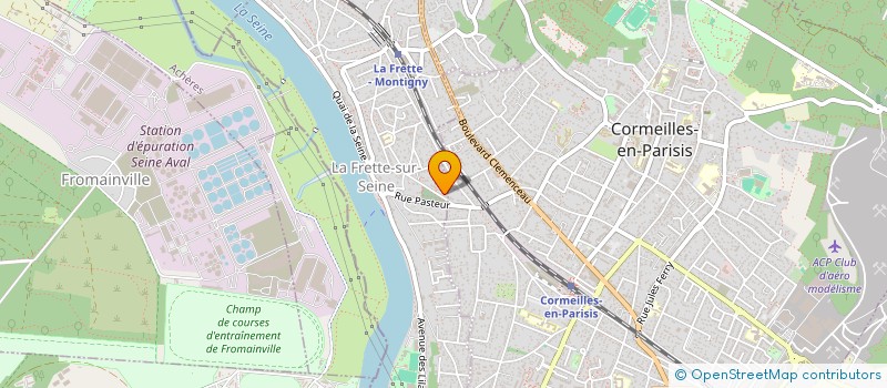 localisation de l'entreprise B DTI ELECTRICITE  LA FRETTE-SUR-SEINE