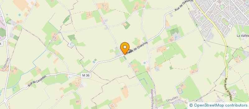 localisation de l'entreprise B DUMORTIER  LINSELLES