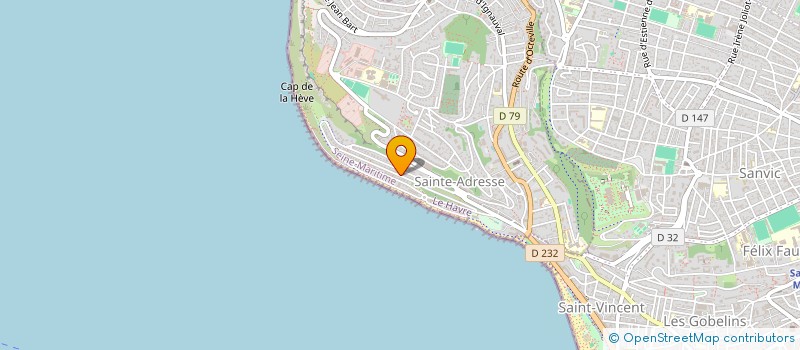 localisation de l'entreprise B.E.A.C - BUREAU D'ETUDES APPEL D'OFFRE ET CONSEIL  SAINTE-ADRESSE