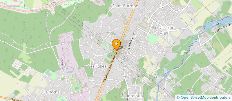 localisation de l'entreprise B.E.C à SAINT-GERMAIN-LES-ARPAJON