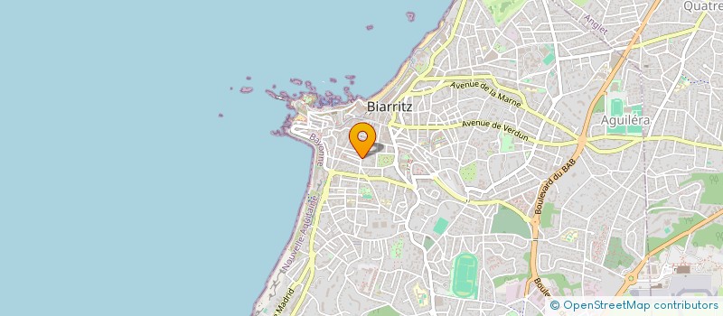 localisation de l'entreprise B.E.C. à BIARRITZ