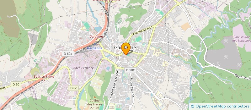 localisation de l'entreprise B.E.C.B à GARDANNE