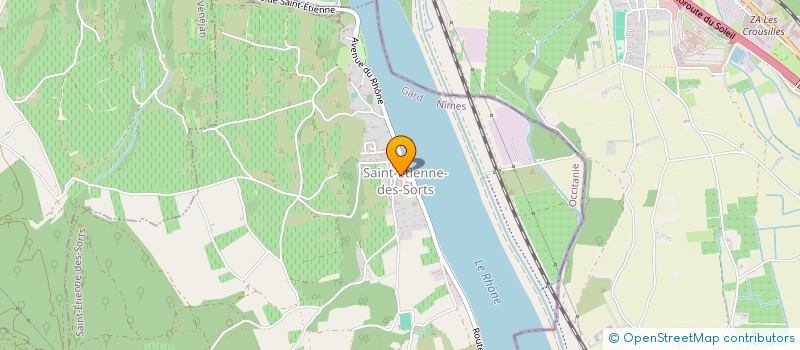 localisation de l'entreprise B.E.C BUILDING  SAINT-ETIENNE-DES-SORTS