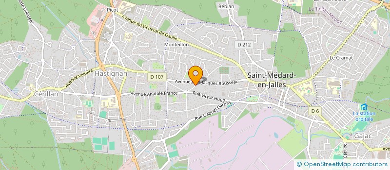 localisation de l'entreprise B.E.C.K  SAINT-MEDARD-EN-JALLES