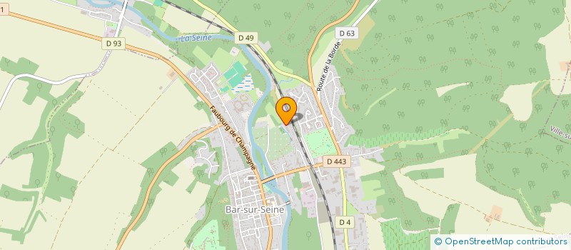 localisation de l'entreprise B.E.C.L IMMO  LOCHES-SUR-OURCE