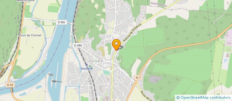 localisation de l'entreprise B.E.C NOMY  DONZERE