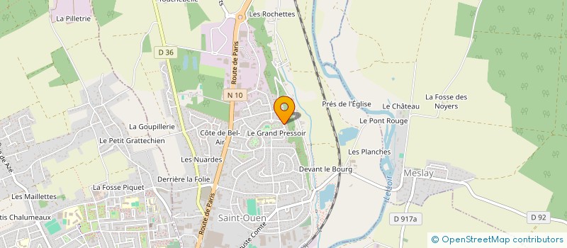 localisation de l'entreprise B.E.C.P  SAINT-OUEN