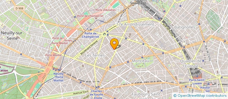 localisation de l'entreprise B&E CORP  PARIS