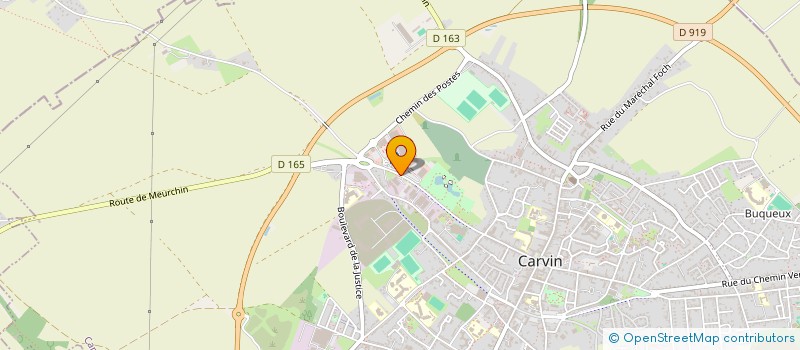 localisation de l'entreprise B.E.D à CARVIN