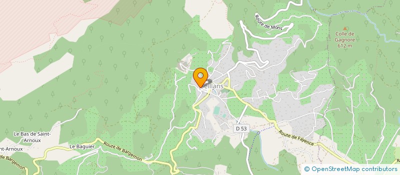 localisation de l'entreprise B E E  SEILLANS