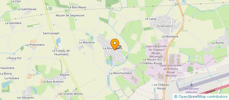 localisation de l'entreprise B.E ELECTRICITE à MESANGER