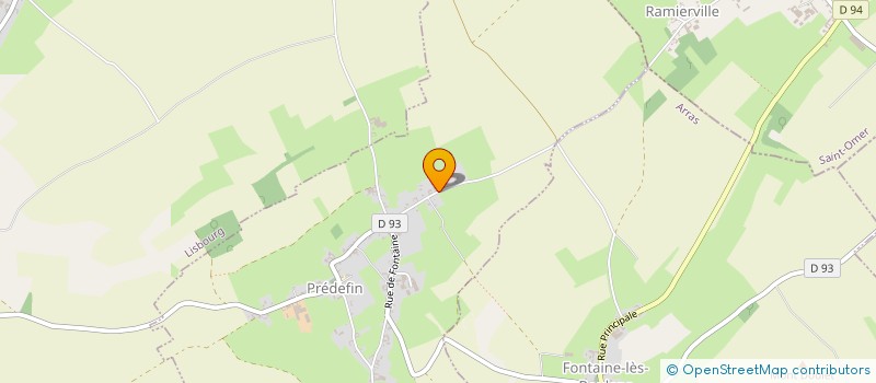 localisation de l'entreprise B.E.F.M  PREDEFIN