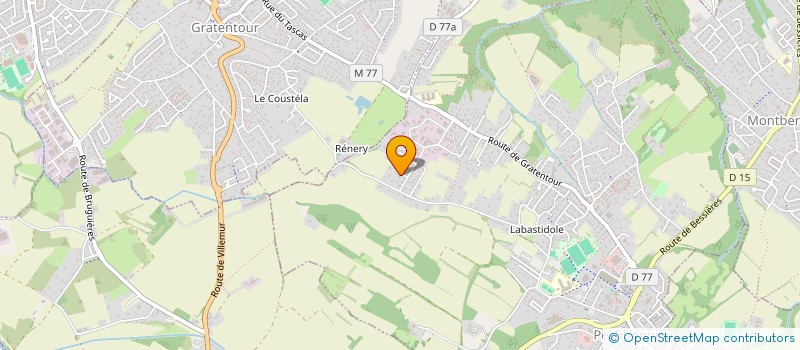 localisation de l'entreprise B.E.G.E FAMILLE PATRIMOINE  PECHBONNIEU