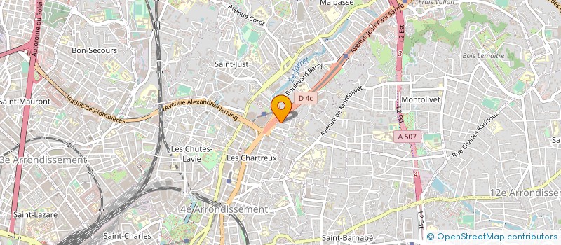localisation de l'entreprise B.E.G.SA à MARSEILLE