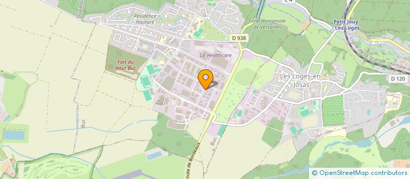 localisation de l'entreprise B.E. GREEN  BUC