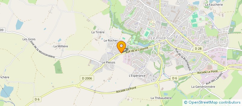 localisation de l'entreprise B.E.H. CONSEILS à LE POIRE-SUR-VIE
