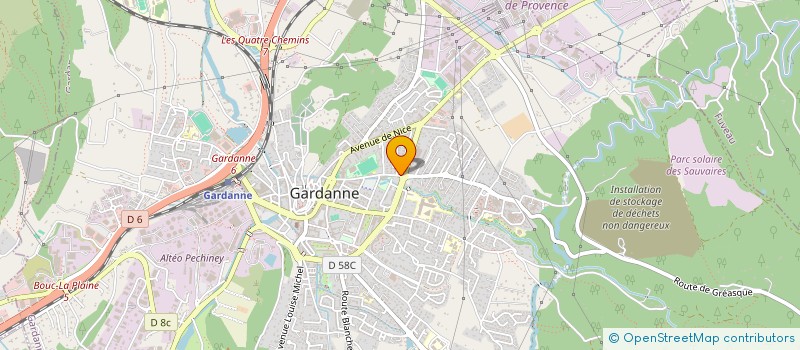 localisation de l'entreprise B.E.I.E. à CANNES