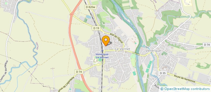 localisation de l'entreprise B.E.I MEDITERRANEE  VERNET