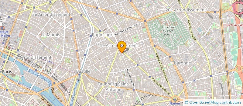 localisation de l'entreprise B E J A L S A R L à PARIS