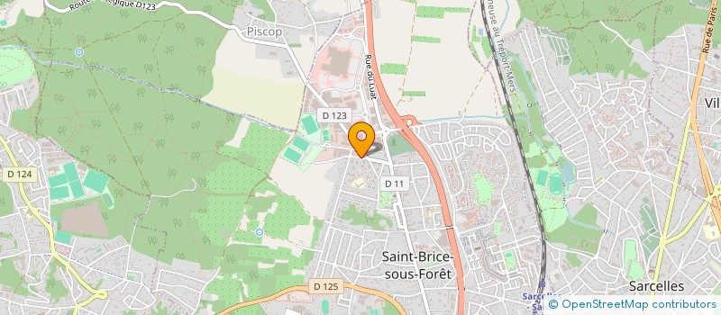 localisation de l'entreprise B.E.L à SAINT-BRICE-SOUS-FORET