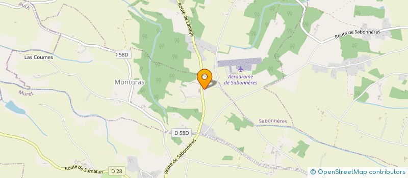 localisation de l'entreprise B E L E à LAHAGE