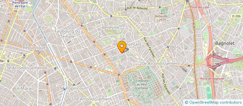 localisation de l'entreprise B.E MULTI SERVICES  PARIS