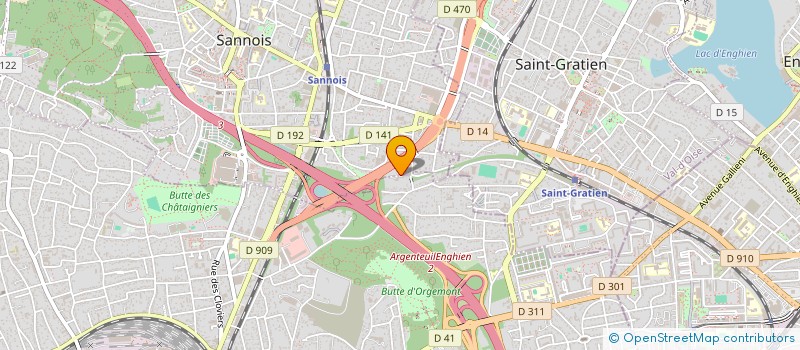 localisation de l'entreprise B E P  SANNOIS