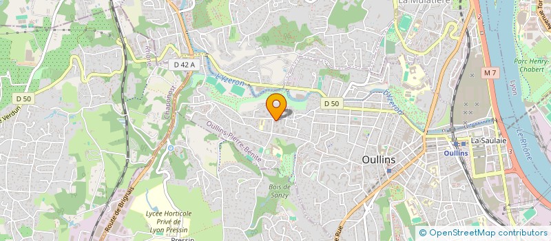 localisation de l'entreprise B.E.R. AUTOMATE à OULLINS-PIERRE-BENITE