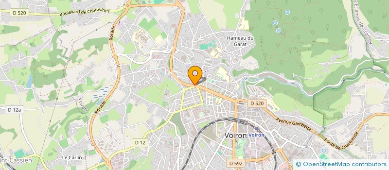 localisation de l'entreprise B E R I A T SARL à VOIRON