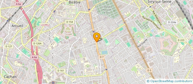 localisation de l'entreprise B.E.R. SERVICES à VILLEJUIF