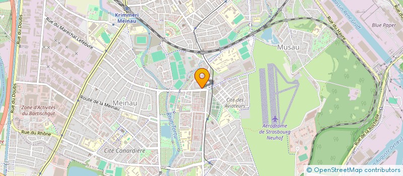 localisation de l'entreprise B & E RENOV à STRASBOURG
