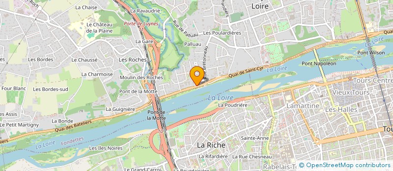localisation de l'entreprise B.E.S  SAINT-CYR-SUR-LOIRE
