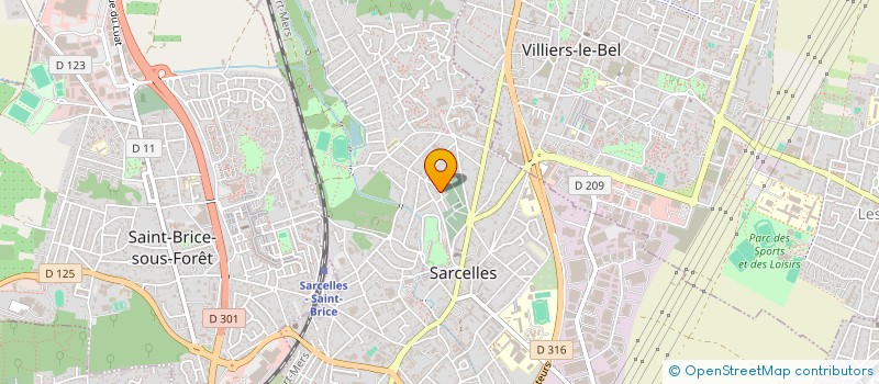 localisation de l'entreprise B.E.S BATIMENT à SARCELLES