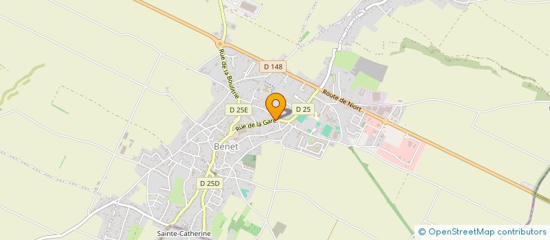 localisation de l'entreprise B. E. S. IMMOBILIER  BENET