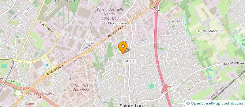 localisation de l'entreprise B.E.S.T COMPTOIR  SAINTE-LUCE-SUR-LOIRE