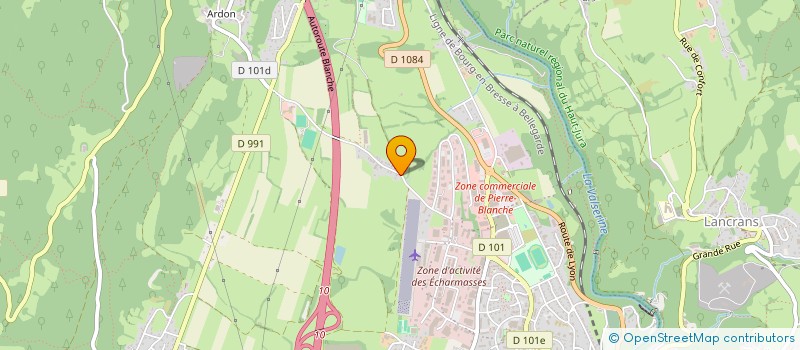 localisation de l'entreprise B.E.T.A.G  CHATILLON EN MICHAILLE