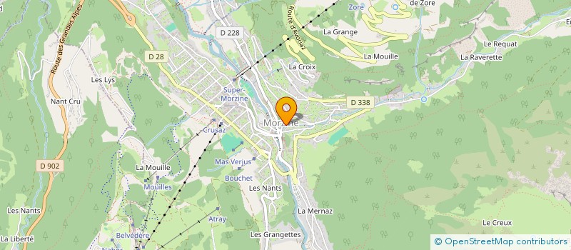 localisation de l'entreprise B.E.T BERGER  MORZINE