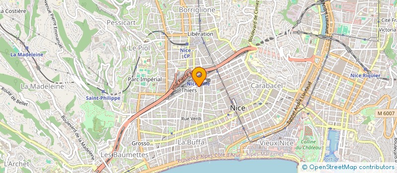 localisation de l'entreprise B.E.T. ENERGAIN à NICE