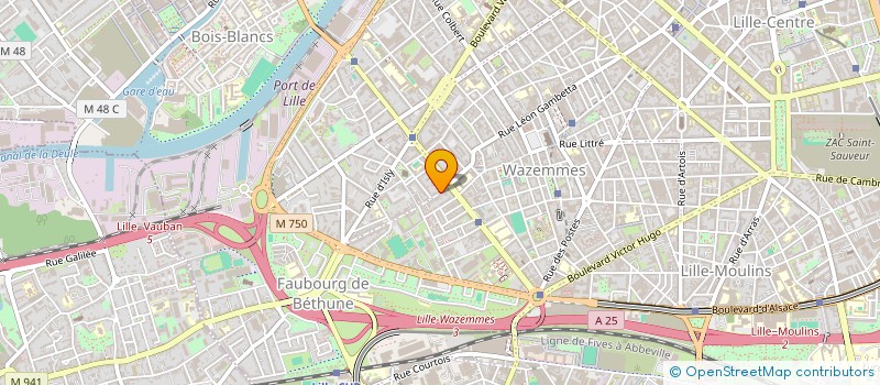 localisation de l'entreprise B.E.T.M-BUREAU ETUDES TOUTES MISSIONS  LILLE