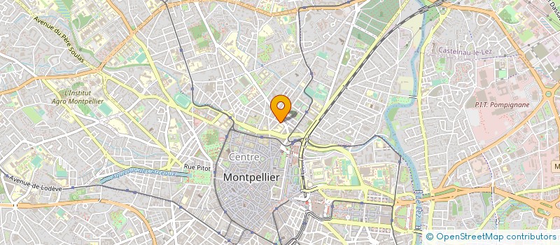 localisation de l'entreprise B.E.T. PIALOT ESCANDE à MONTPELLIER