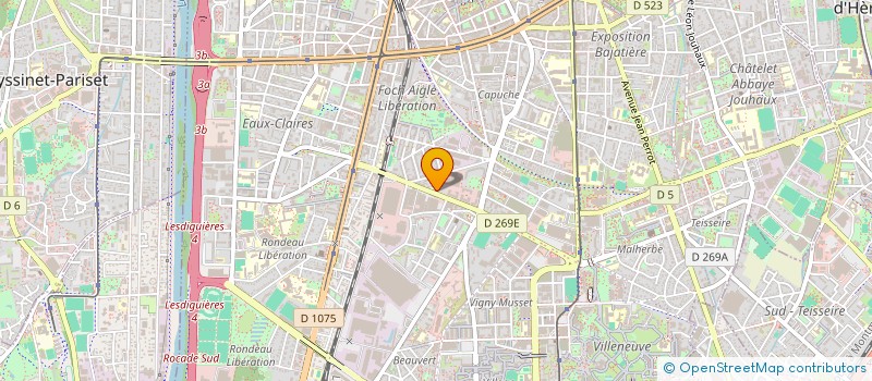 localisation de l'entreprise B E T R A SOC CIVILE  GRENOBLE