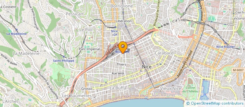 localisation de l'entreprise B.E.T. SALADINO  NICE