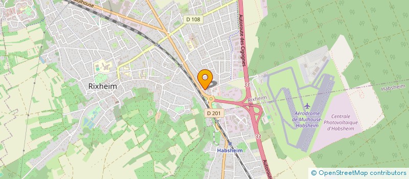 localisation de l'entreprise B.E. TRADING  RIXHEIM