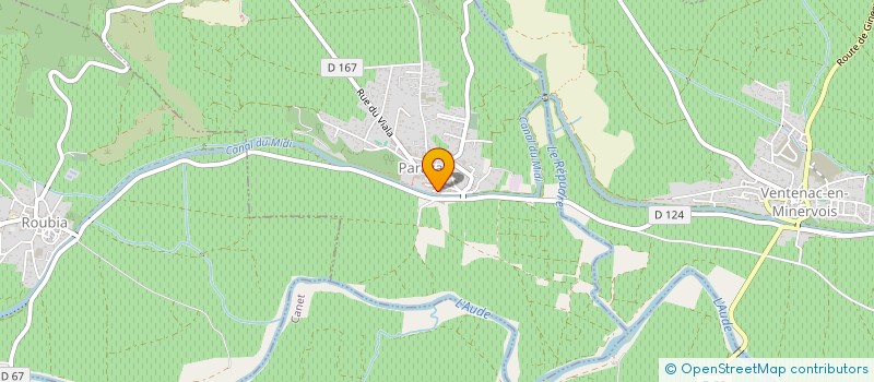 localisation de l'entreprise B.E.V  PARAZA