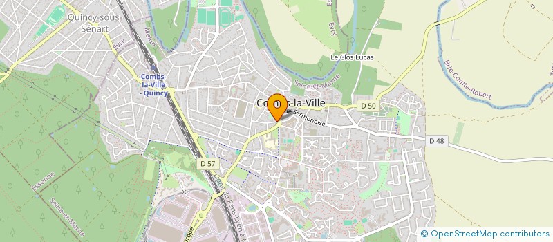 localisation de l'entreprise B.EAUX RENOV  COMBS-LA-VILLE