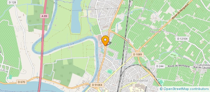 localisation de l'entreprise B.EC.FIN  LIBOURNE