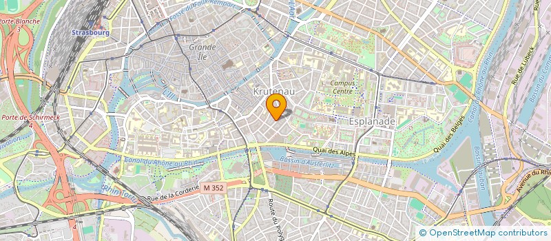 localisation de l'entreprise B-ECOM à STRASBOURG