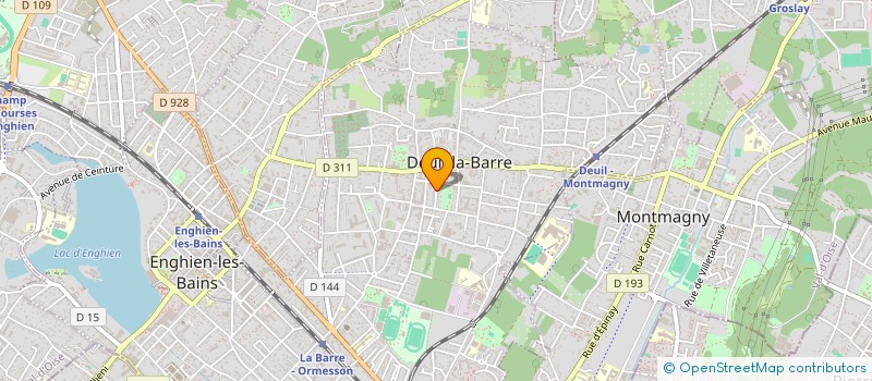 localisation de l'entreprise B-ELEC à DEUIL-LA-BARRE
