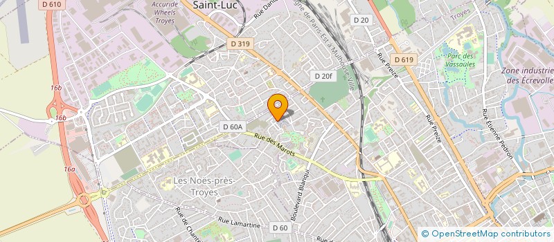 localisation de l'entreprise B'ELLE EN SOI à TROYES